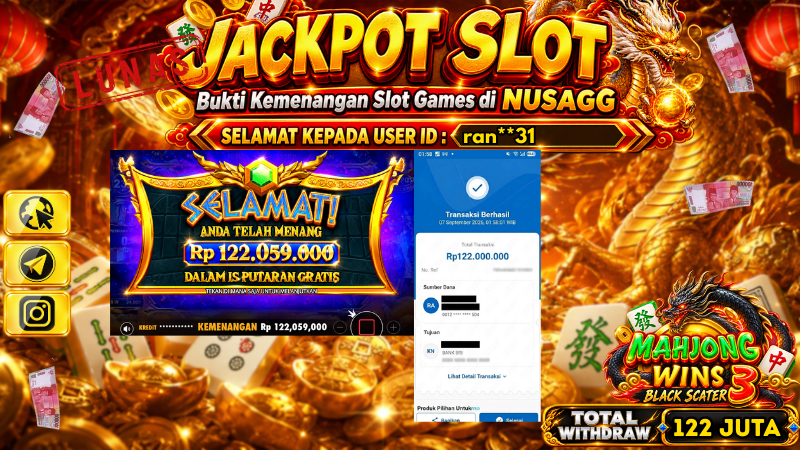 JACKPOT 122 JT DI GATES OF OLYMPUS  PRAGMATICPLAY